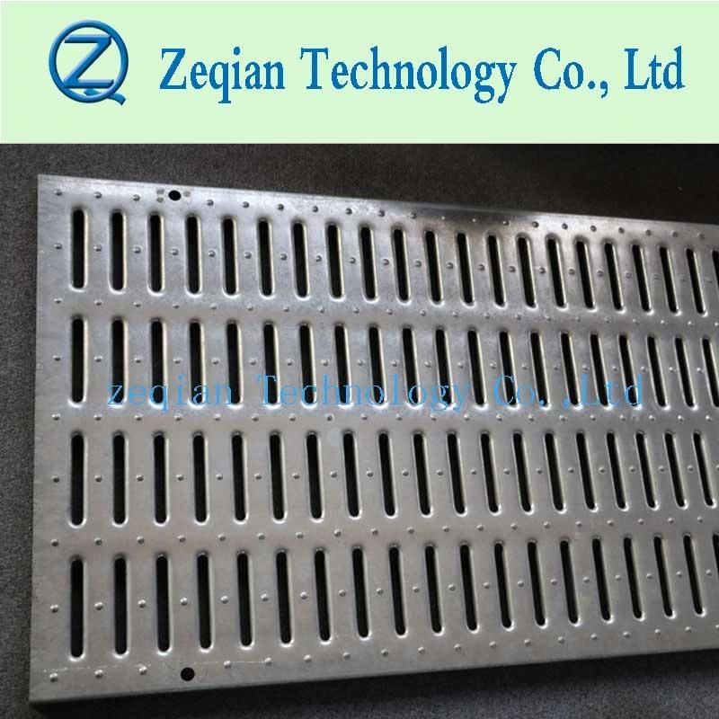 En1433 Stamping Metal Cover Polymer Concrete Trench Drain