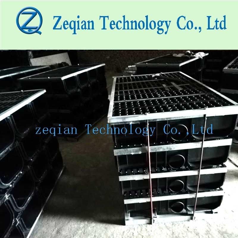 Plastic Drain Trench with Stainless Steel Grating Cover