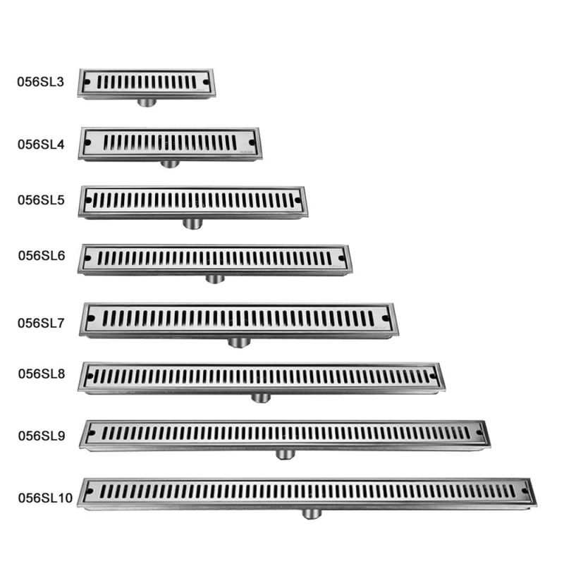 Ss 304 Bathroom Shower Floor Drainer Large Drainage Linear Drain