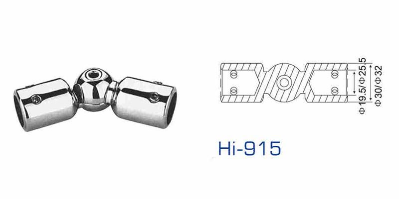 Hi-915 Stainless Steel Bar Holder Railing Bar Connector