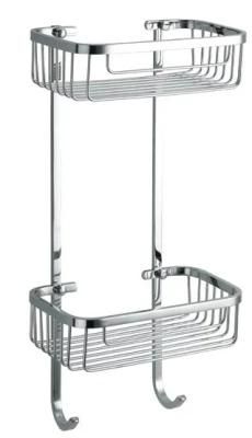 304 Stainless Steel Bathroom Shower Corner Rack Wall Mounted Shower Shelf