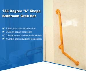 135 Degree Shower Bathtub Nylon Grab Bar for Toilet