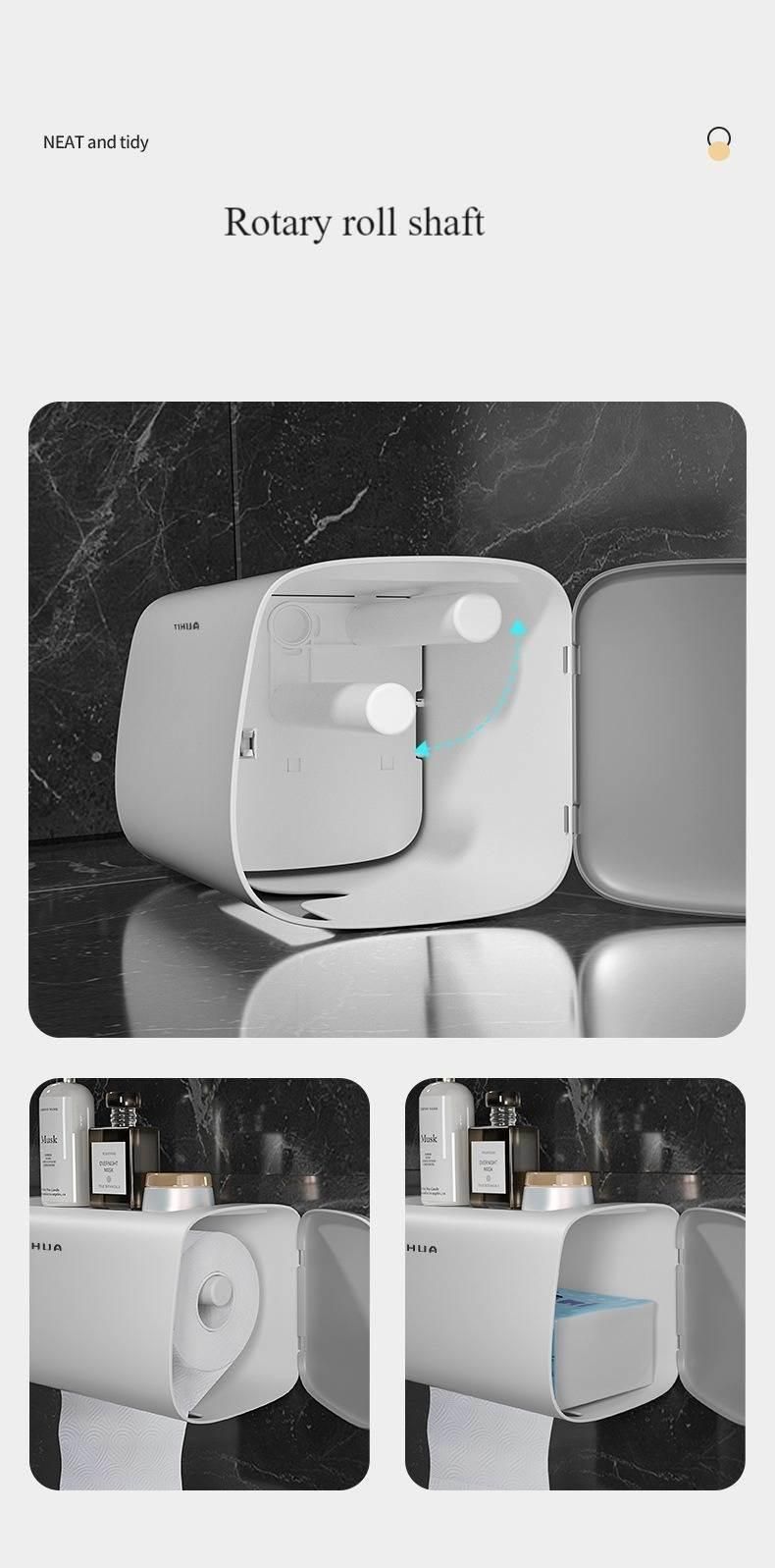 Creative Punch-Free Roll Paper Holder Toilet Tissue Box