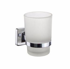 Zinc Alloy Wall Mounted Square Chrome Tumbler Holder