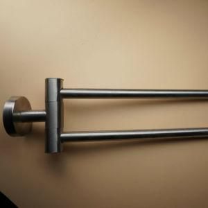 Wall Mounted 304 Stainless Steel Swivel Towel Bar