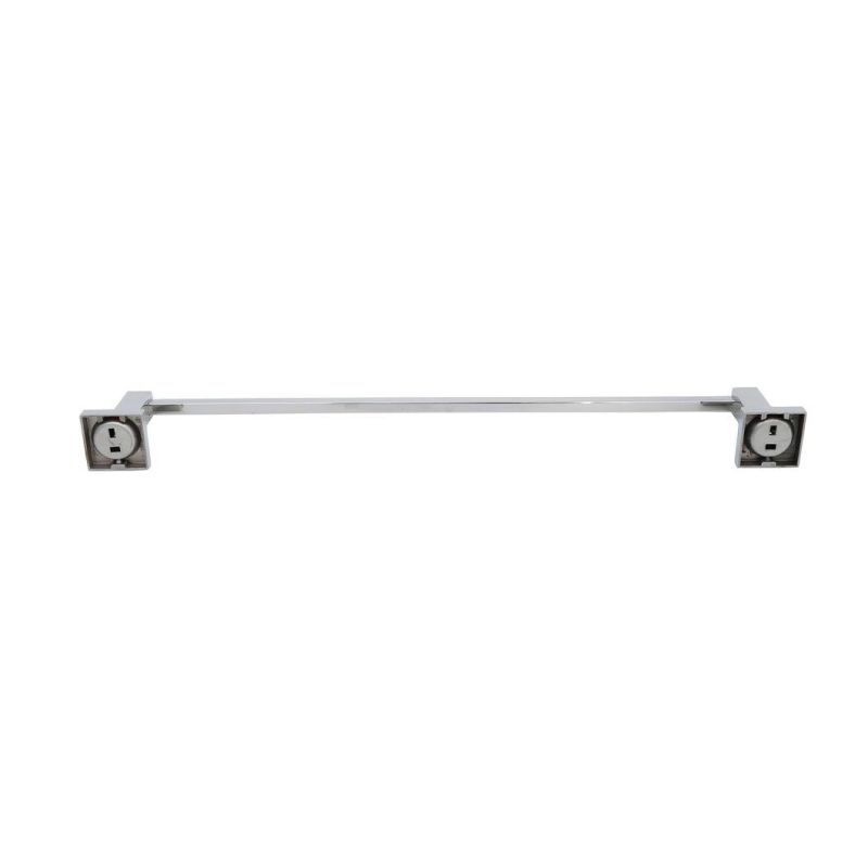 Diamond Shaped Base Two Cross Rail Towel Rail (06-1109)