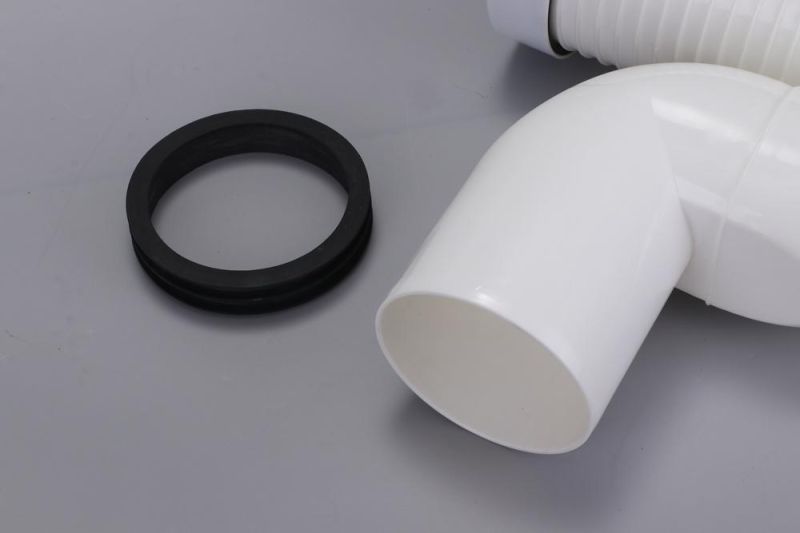 WATERMARK Plastic Flexible Drain Hose To 102mm Soil Pipe Toilet Pan Connector