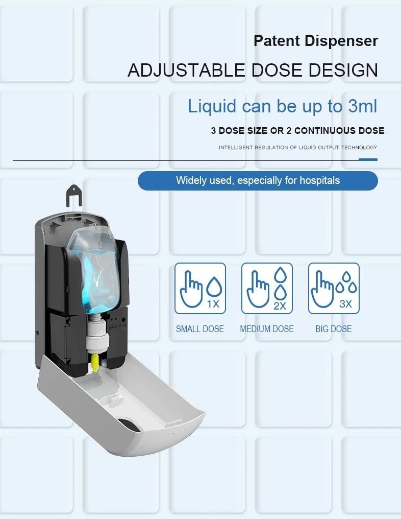 Floor Standing 1L Adjust Dose Automatic Gel Spray Dispenser