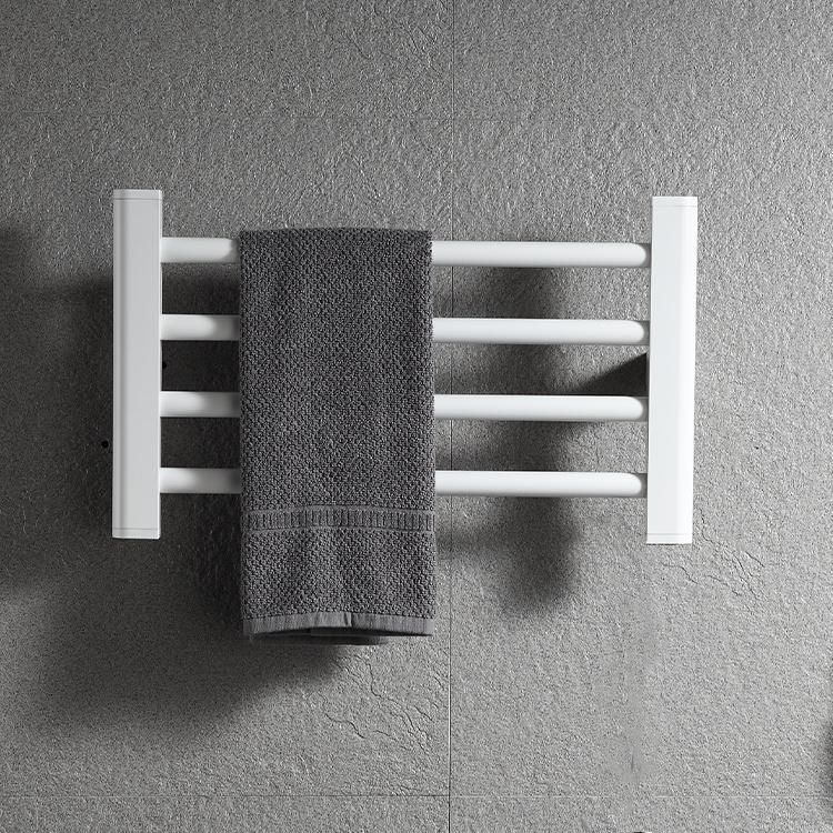 Kaiiy High Quality Bathroom Accessories Black Intelligent Constant Temperature Electric Heated Towel Rack