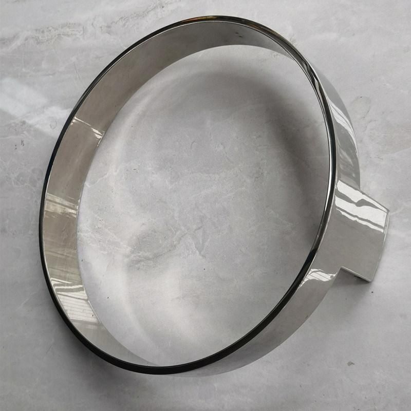 Solid Stainless Steel Round Towel Ring Contemporary Polished Chrome