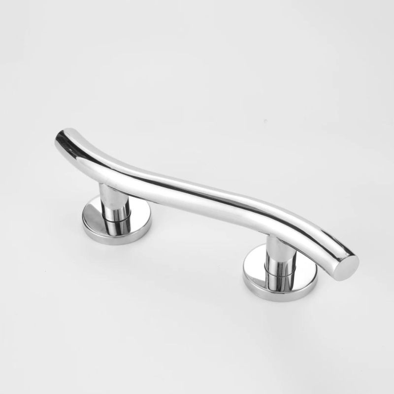 Custom Design Stainless Steel S Shaped Grab Handles for Bathrooms