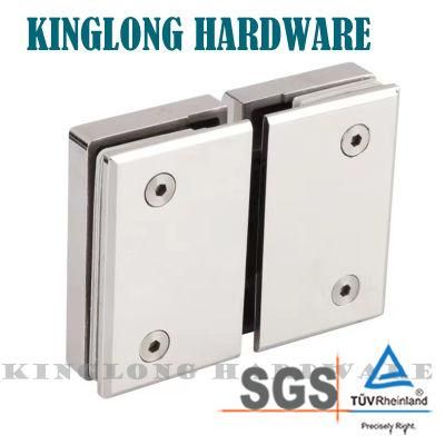 Stainless Steel /Brass/Zinc Alloy Glass Door Hardware Bathroom Accessories Glass Clamp Shower Hinge