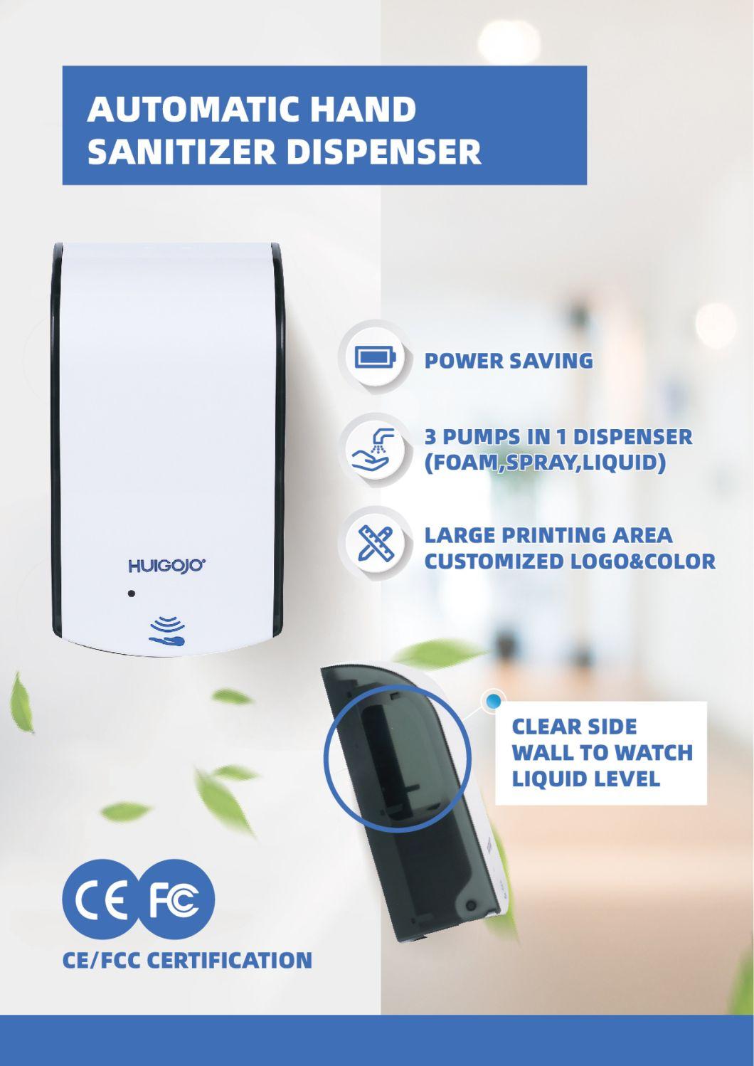 Floor Standing Liquid Soap Dispenser 1000ml Automatic Sensor Hand Sanitizer Dispenser