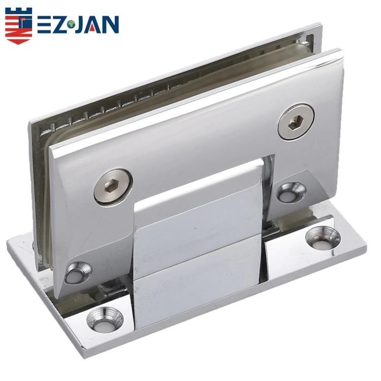 Manufacture Stainless Steel Glass to Glass 90 Degree Shower Hinges