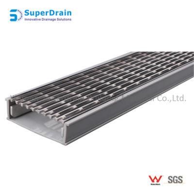 Sdrain Wedge Wire Grate with UPVC Channel Invisible Drain