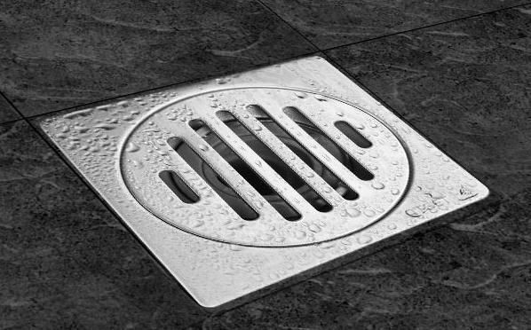 Bathroom Accessories Sanitary Hardware Square Anti-Odor Stainless Steel 304 Shower Strainer Floor Drain for Bathroom