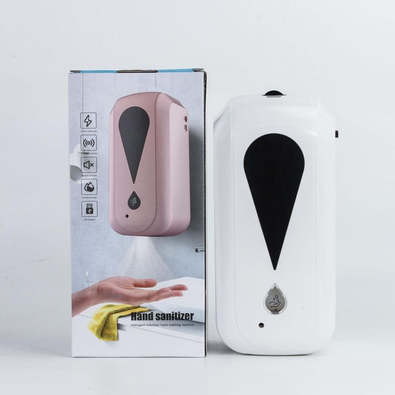 1000ml Refillable Wall Mounted Automatic Liquid Spray Soap Dispensers