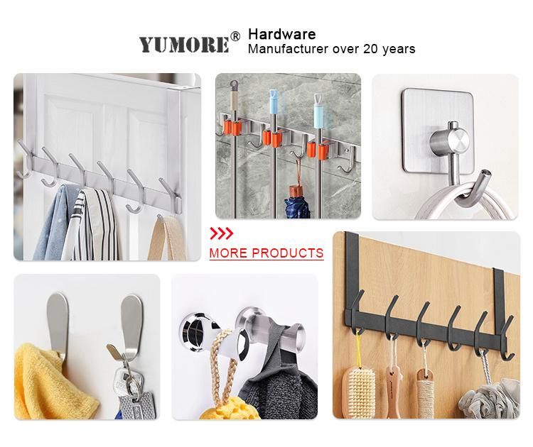 Single Adhesive Door Wall Metal Coat Hooks Big Round Robe