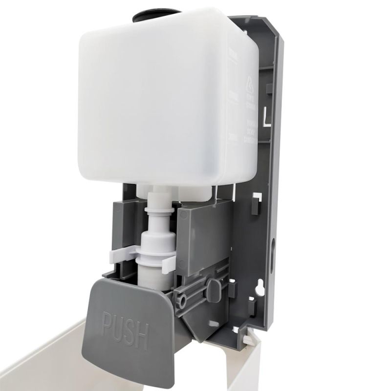 Refillable Large Big Capacity 1200ml Foam Foaming Liquid Soap Hand Sanitizer Gel Manual Dispenser