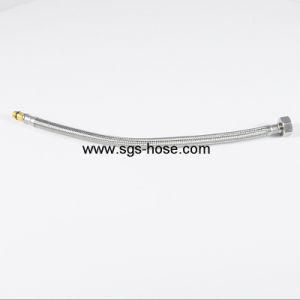 Flexible Hose Brass Endings Black Residue