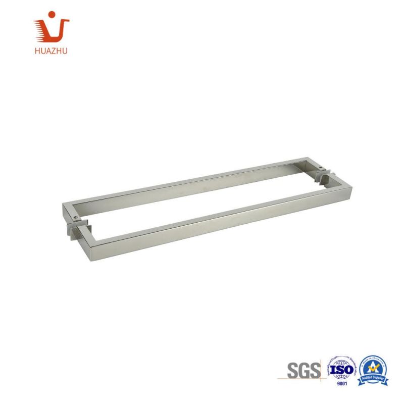 Zinc Alloy Metal Shower Handle Glass Handle Door Hardware for Bathroom