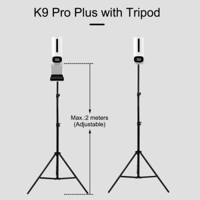 Upgraded K9 PRO Plus Non Contact Standing Wall Mounted Body Thermal Scanner with Voice Alarm Prompt LCD Display Infrared Thermometer