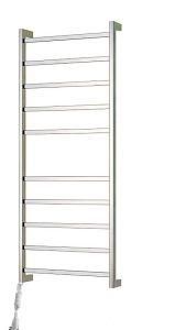 Square Stainless Steel Ladder Electrically Heated Towel Rail