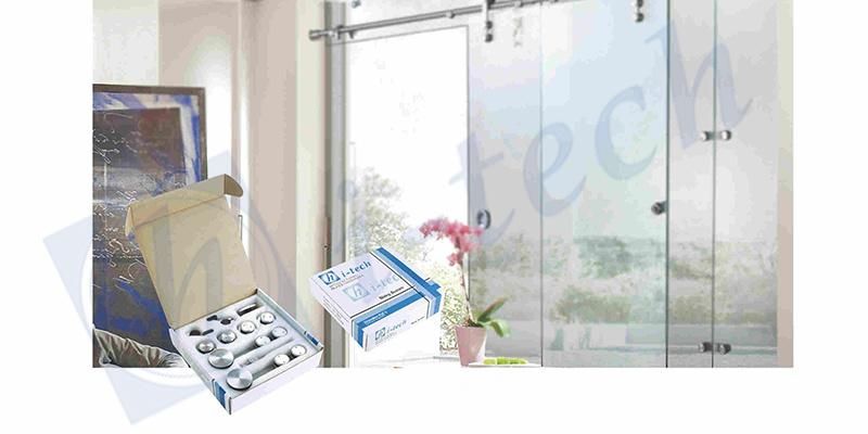 Hi-888set Shower Frameless Enclosure Fitting Accoessories Barn Glass Sliding Door Hardware System for Bathroom