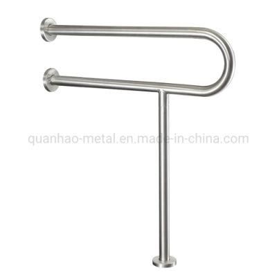 Factory Sanitary Furniture Stainless Steel Bathroom Handrail Grab Bar for Disables and Elderly