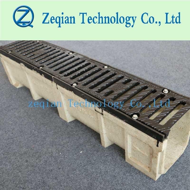 En1433 Standard Polymer Trench Drain Used for Road and Construction