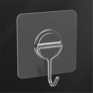 Bathroom Accessories Transparent Storage Sucker Wall Hanger Hooks for Kitchen