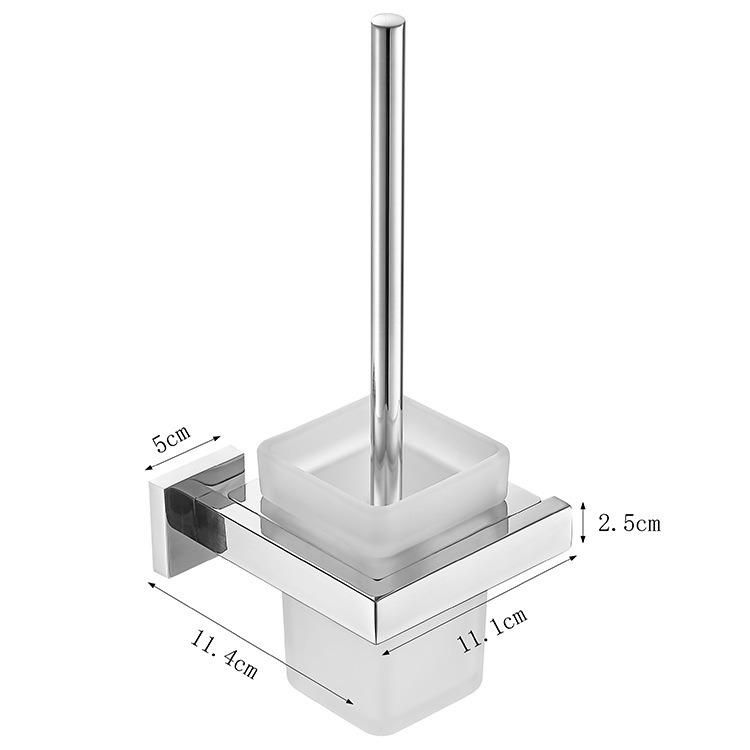 Bathroom Accessories Wall Mounted Stainless Steel Accessory Set Toilet Brush Holder