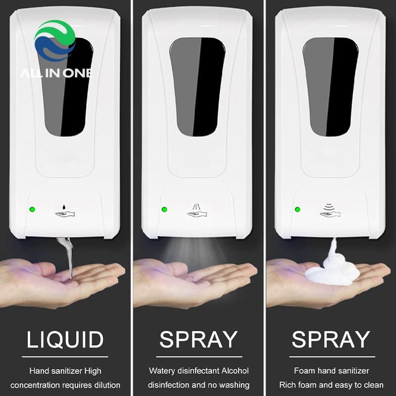 Automatic Soap Dispenser 1000ml Wall Mounted Touchless Liquid Soap Foam Sanitizer Sensor Pump Soap Dispenser Stand