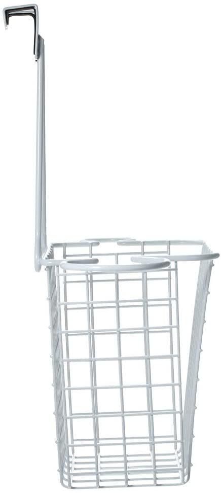 Multi-Functional Overdoor Punch Free Accessories Storage Metal Wire Hair Dryer Holder Metal Storage Basket