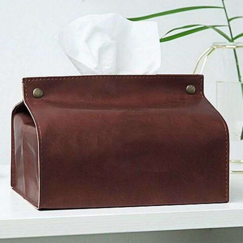 Hot Sale Customized Leather Tissue Bag