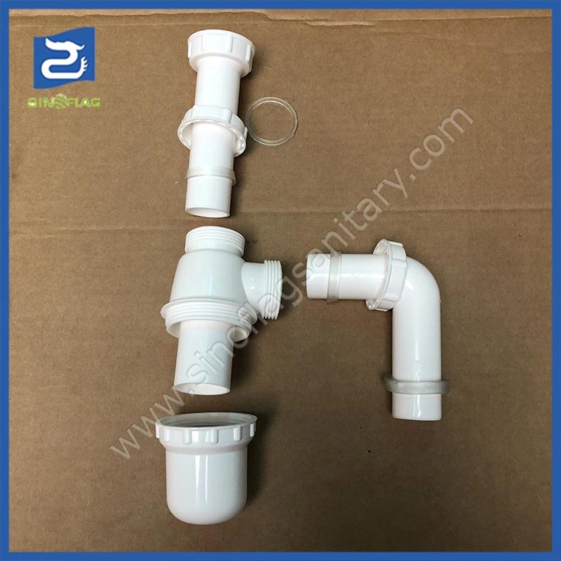 1.1/4 Drain Pipe Plastic Waste Siphon Drain Bottle Trap