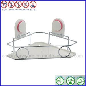 Powelful Wire Storage Bathroom Corner Rack with Suction Cup
