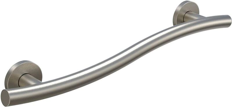 Bathroom Grab Bar Stainless Steel 304 Safety Rail Polished Stainless Wave Bar