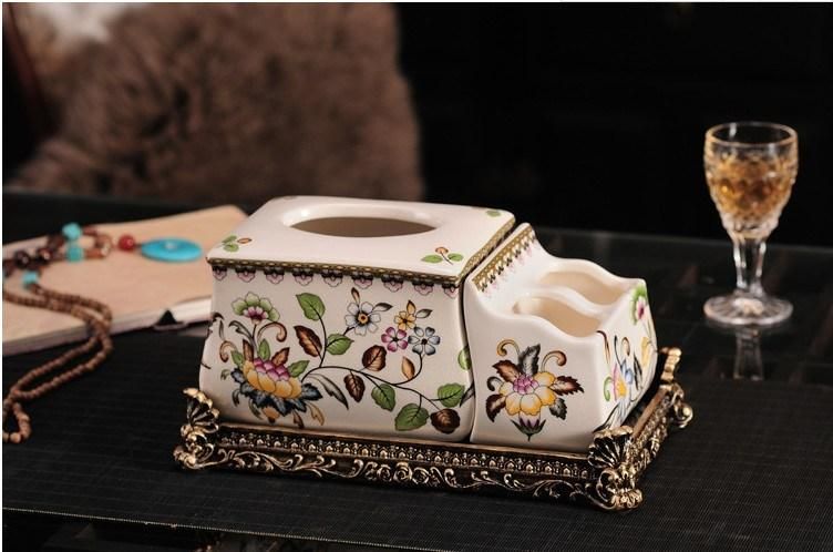 High Quality Storage Box, Home Crafts, Hotel Special Ice Crack Ceramics Modern Fashion Storage Box