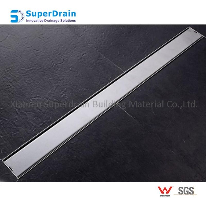 Modern Matt Black High End Conceal Ss Linear Shower Floor Drain for Hotel/Drenaje De Piso