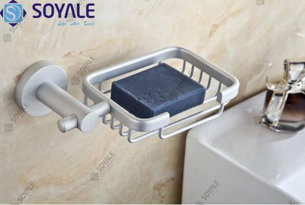 Aluminum Alloy Soap Basket with Oxidization Surface Finishing Sy-3569