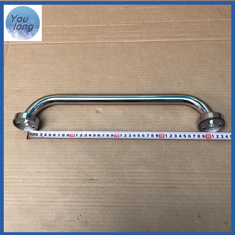 Stainless Steel304 40cm 16 Inch Polished Handicap Toilet Straight Bar Safety Grab Bar