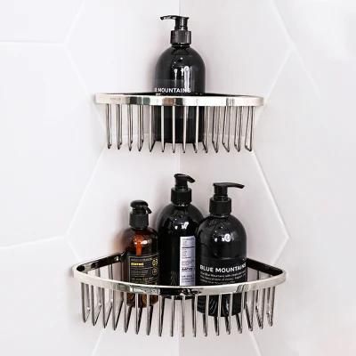 Wall Corner Bathroom Shelf Stainless Steel Storage Rack Toilet Corner Shower Caddy