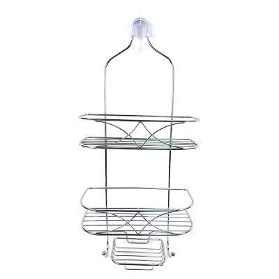 Steel Shower Caddy with Chrome Plated