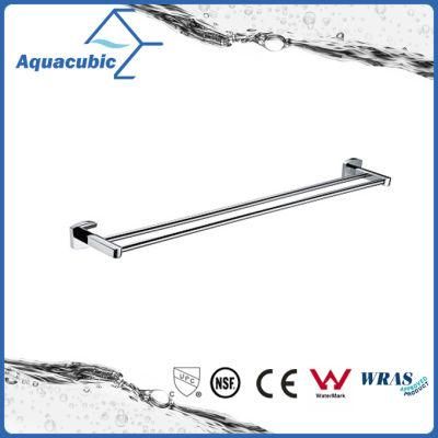 Chromed Wall-Mounted Double Towel Bar (AA7714B)