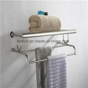 Hot Sale Stainless Shelf with Towel Rack for Bathroom (814)