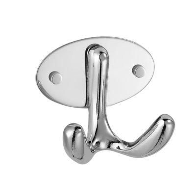 SUS304 Stainless Steel Wall Mount Double Robe Hook