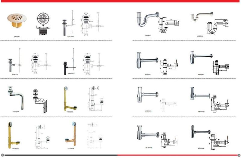 Bathroom Accessories Plumbing Fitting Brass Basin Semicircular Cap Pop-up/Clic Clac slotted 1-1/4" Sink Drainer Waste Sanitary Ware(VKS1003)Bathroom Accessories