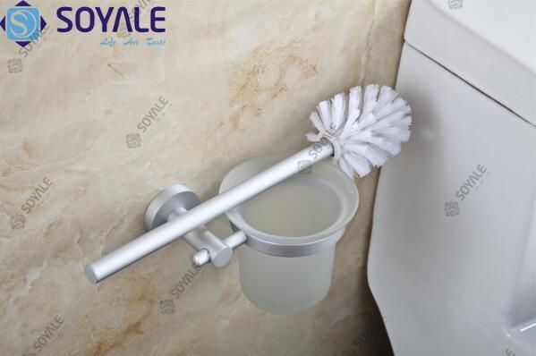 Aluminum Alloy Toilet Brush Holder with Oxidization Surface Finishing Sy-3594