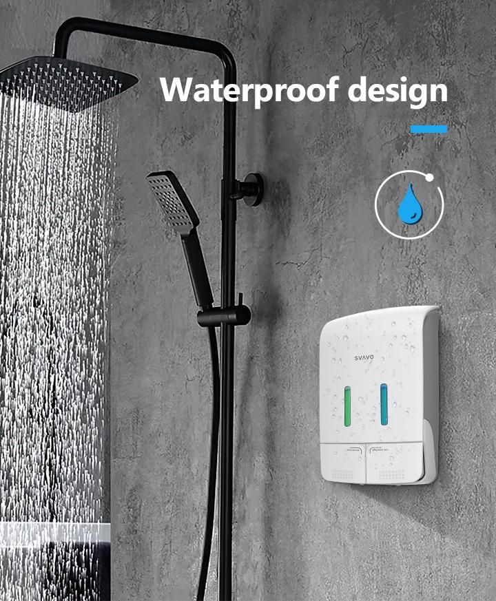 Bathroom Wall Mounted Soap Dispenser Dispensador De Sabao De Plastico